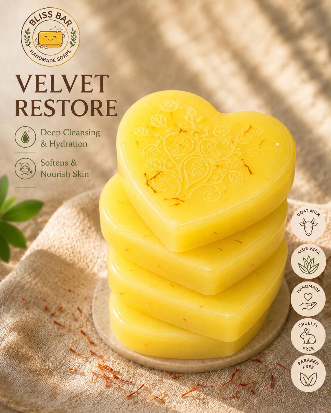 Velvet Restore Heart Shape Velvet Restore Heart Shape