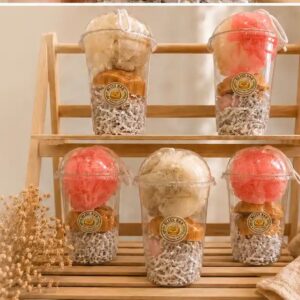 bliss lofah cup gift pack